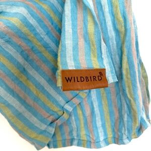 WildBird Blue and Green Striped Wrap